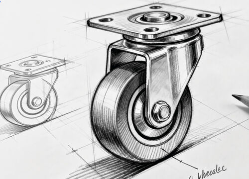  Stainless Steel Caster for Food & Beverage Sanitation
