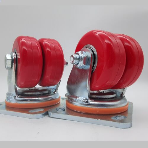 Dual-Wheel Heavy-Duty Caster for Logistics Equipment: Enhancing Load Capacity and Stability