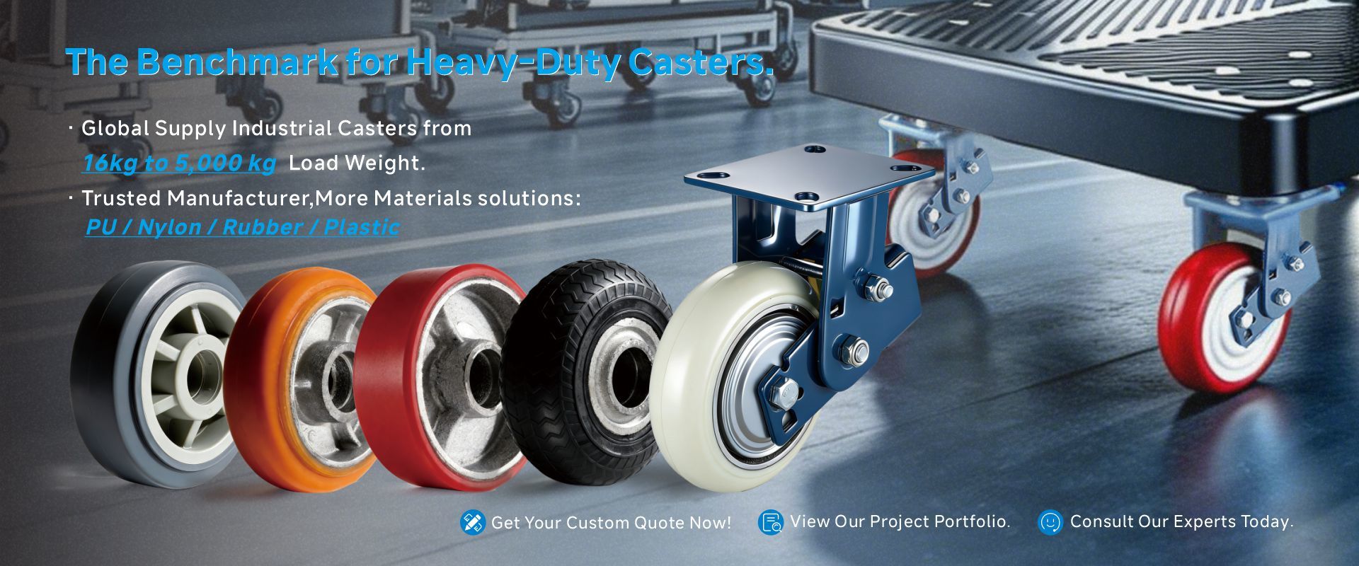 Quality Industrial Wheel Casters factory
