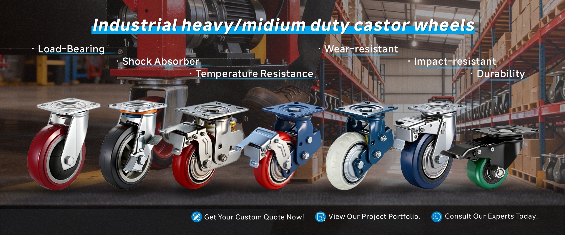 Quality Industrial Wheel Casters factory