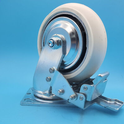 قیمت خوب ضد مقاومت آهن هسته پلی اورتان PU چرخ های Caster تک 8 