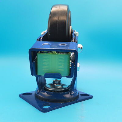 İyi bir fiyat. Kauçuk Alüminyum Çekirdek Endüstriyel Ağır Hizmet Yay Yük Taşıyan Tekerlekler Tek 6