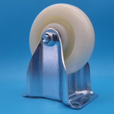 ভালো দাম মাঝারি-ডিউটি ​​সাদা পিপি পলিপ্রোপিলিন চাকা হালকা শিল্প কাস্টার সিঙ্গেল চাকা ২.৫ 
