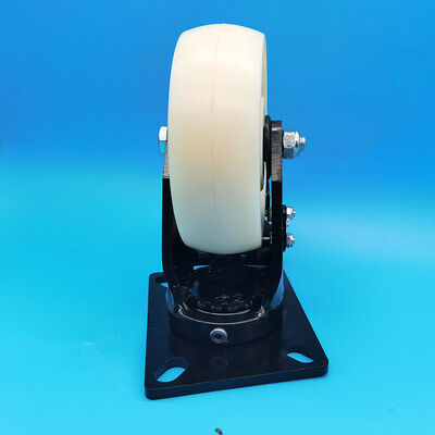 کیفیت چرخ های بارگیری چرخ های چرخدار مقاوم به گرما 150 ≈ 250 درجه سانتیگراد خطوط تولید چرخدار سخت قفل پذیر کارخانه