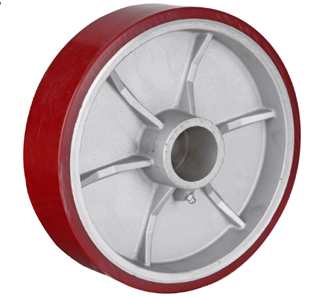 Giá tốt. Công nghiệp hạng nặng Caster Flat Round Pu Wheels Cast Iron Core Whee Load Capacity 270 Kg đến 1600kg trực tuyến