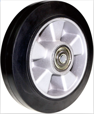 Harga yang bagus Karet Elastis Tinggi Aluminium Core Wheel Non-marking Heavy Duty Industrial Caster Kapasitas Beban 80 Kg Sampai 700kg on line