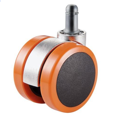 Bon prix Petit mini-casteur anti-choc 60mm Opération silencieuse à filetage roue de casteur à tige pour meubles chaise de bureau en ligne