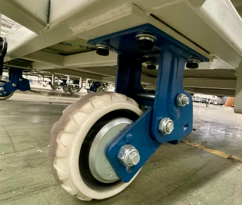 Buon prezzo Rotella industriale della ruota del vento-fuoco dell'unità di elaborazione di alta elasticità con la catena di montaggio di imballaggio automobilistica ammortizzante a doppia molla del freno in linea
